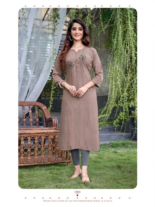 Colourpix Rolex 1 Regular Wear Rayon Designer Kurti Collection